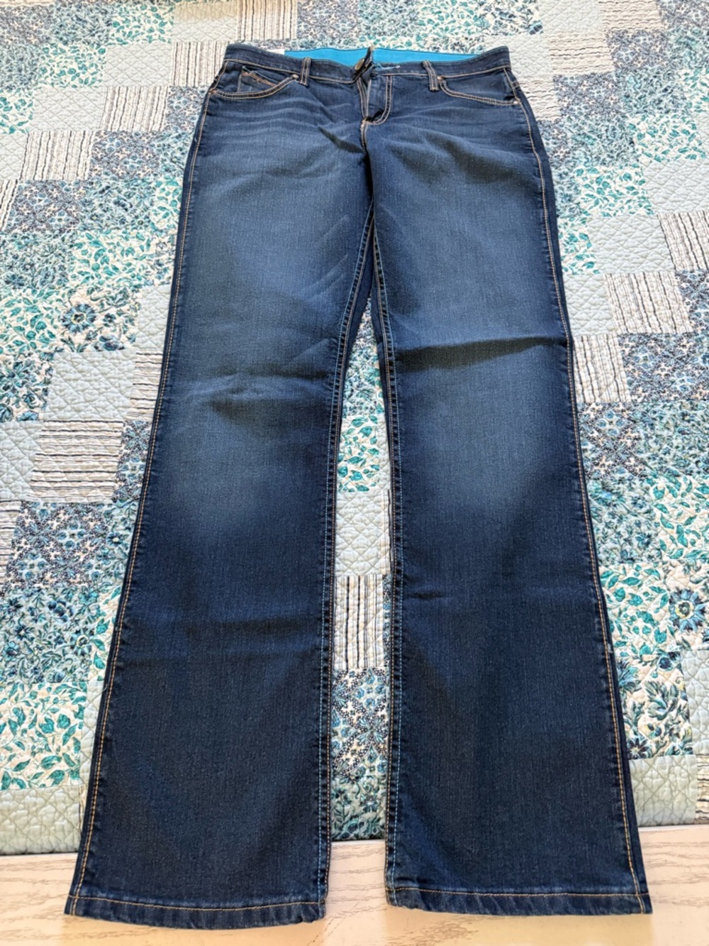 Wrangler Women's Dark Blue Flare Jeans
